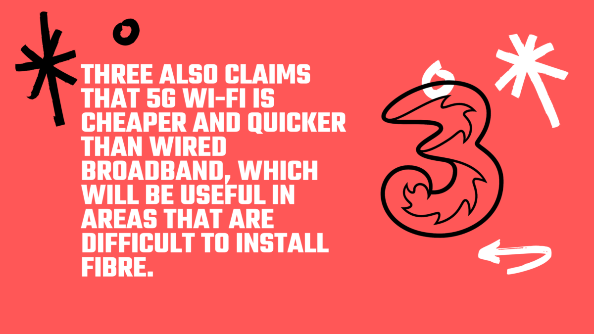 5G WiFi will provide quicker and cheaper connections for those in difficult to connect areas. 