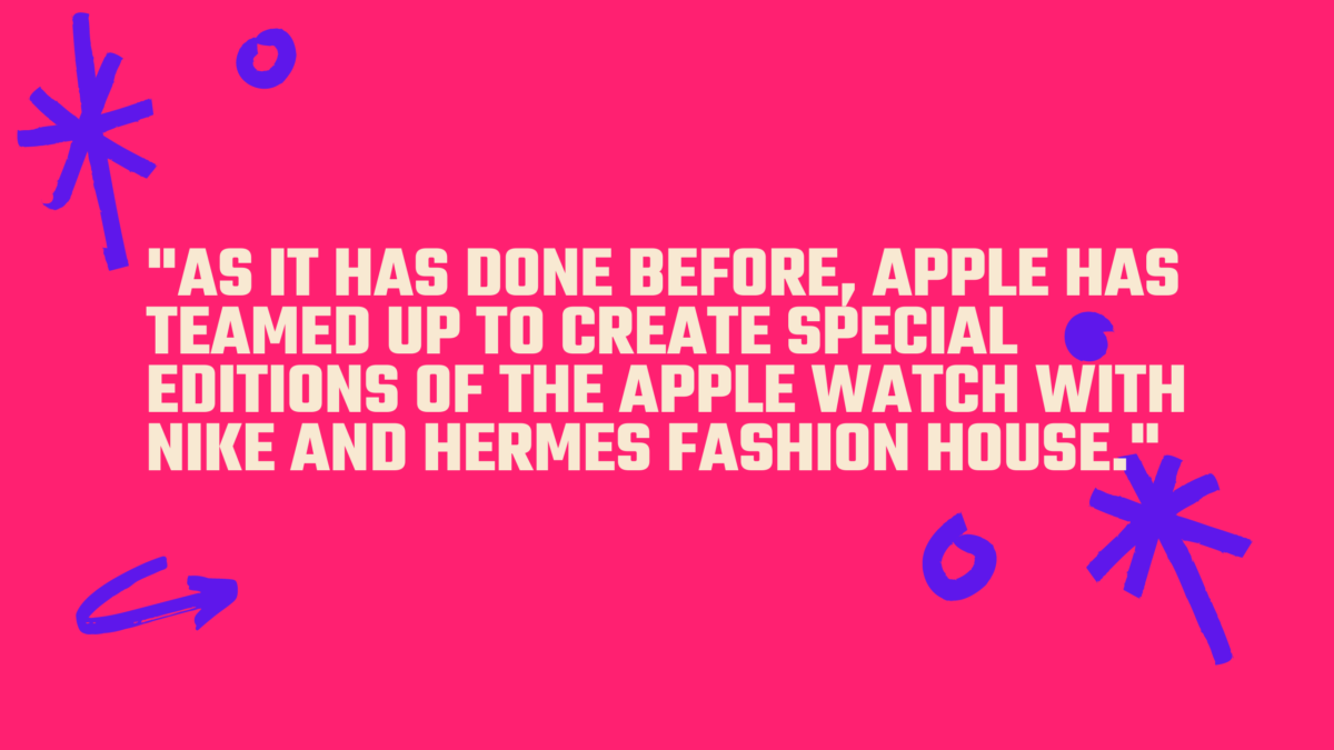 Updates from the Apple Event detailing work from Nike and Hermes with the Apple Watch. 