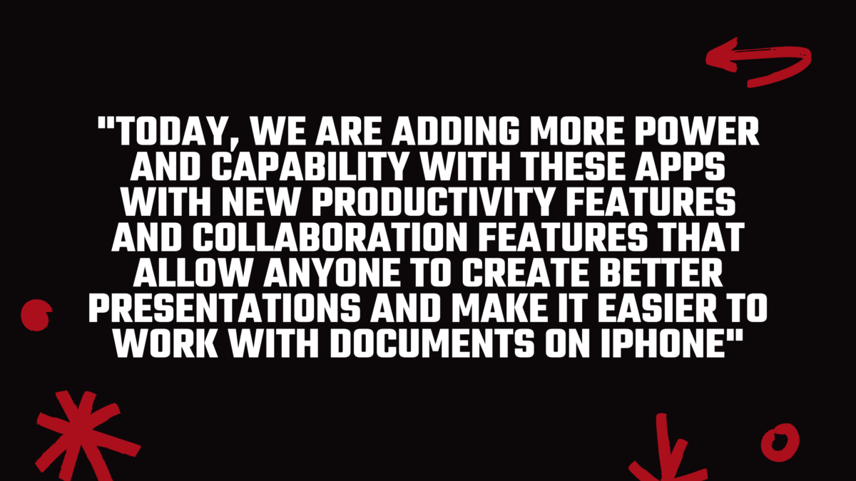 How Apple iWork Suite will allow you to work with documents on iPhone. 