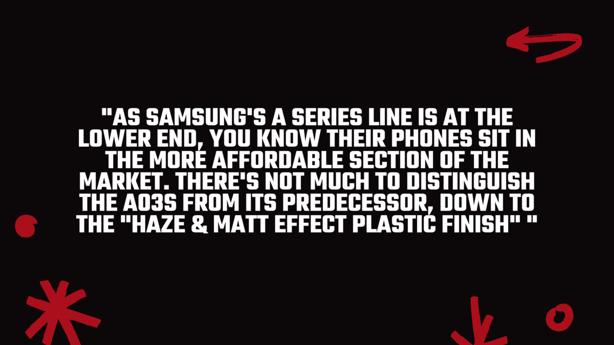 Samsung's A Series is positioned as Samsung's more affordable line of mobile phones. 